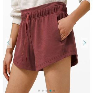 💥SOLD💥Lululemon Inner Glow High-Rise Short 3” Modal Heathered Savannah